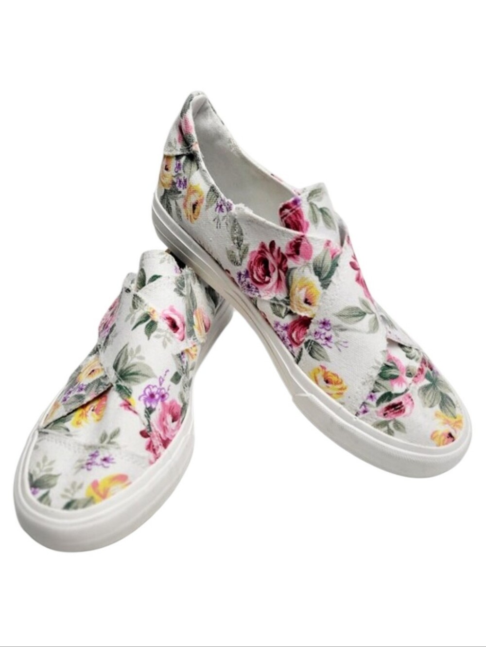 Gypsy Jazz Slip On Floral Print Sneakers